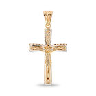 Crucifijo Oro Amarillo Y Blanco 14k 4.8 Cm | Bizzarro