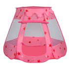 Casa De Campa&ntilde;a Plegable Para Ni&ntilde;os 3+ A&ntilde;os Interior/exterior Con Ventanas Laterales Tela Y Metal