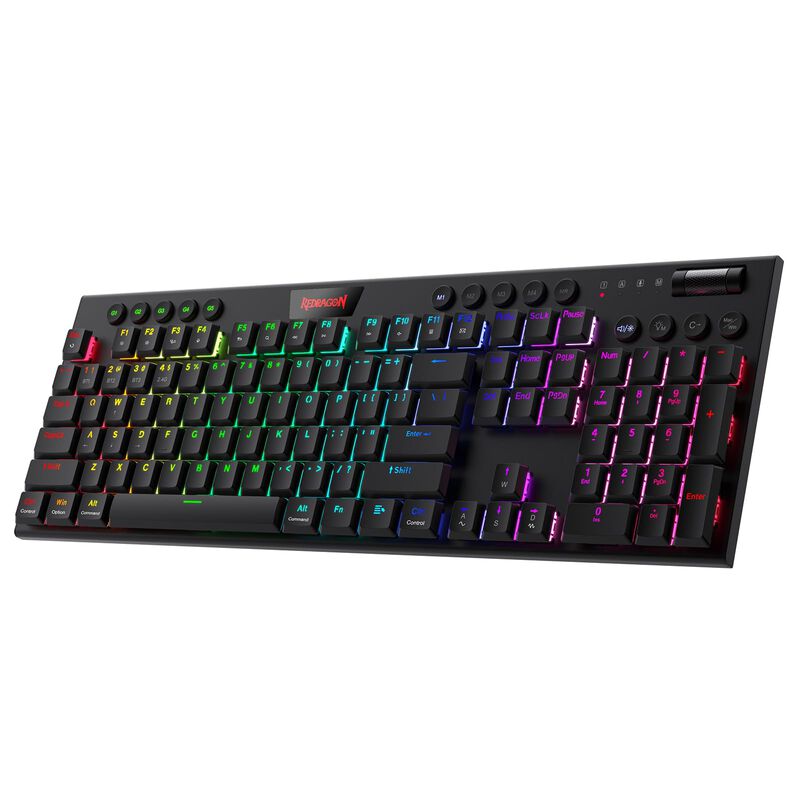 Teclado Redragon K618 Pro Inal&aacute;mbrico Rgb Mec&aacute;n... image number null