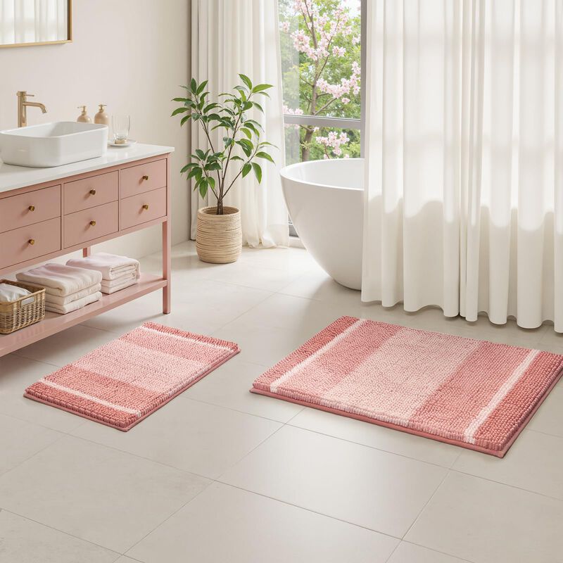 Alfombra De Ba&ntilde;o Homeideas 51 cm x 81 cm + 43 c... image number null
