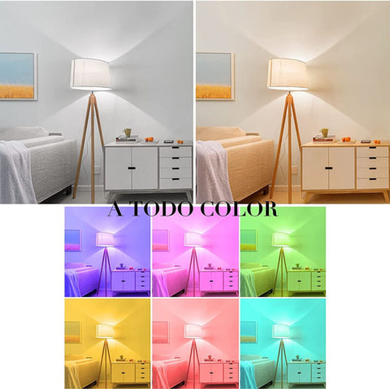 Pack 4 Focos Inteligentes Fratech WiFi Luz Blan... image number null