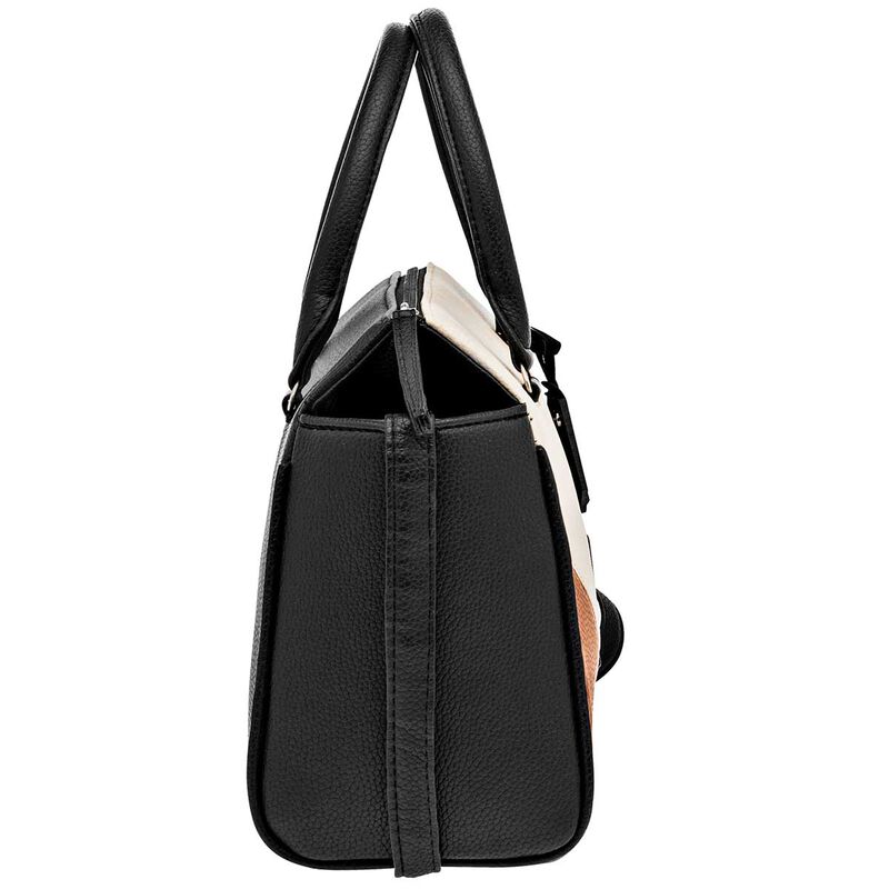 Moramora Bolsa para mujer blanco camel negro image number null