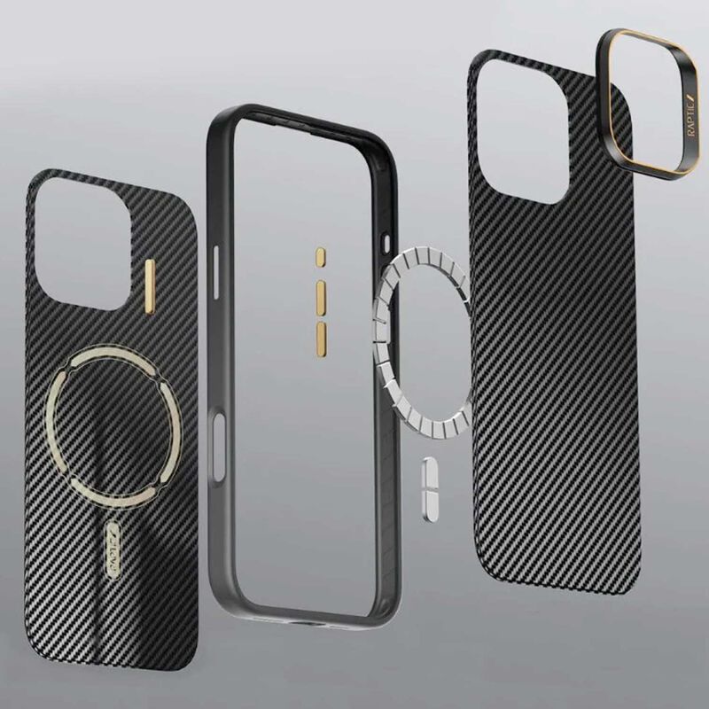 Funda Raptic Aramid Mag Para Iphone 16 Pro Max ... image number null