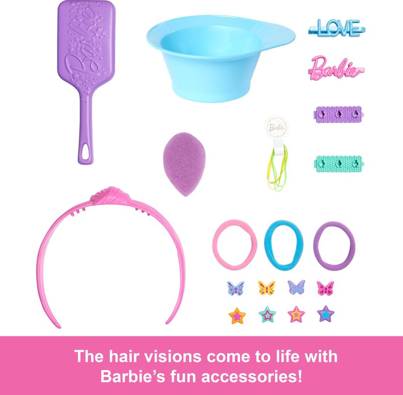 Mu&ntilde;eca Barbie Styling Head De Cabello Rubio Con... image number null