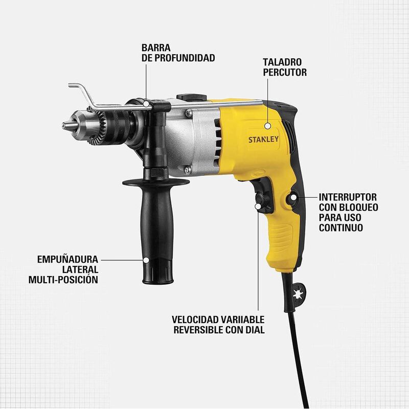 Rotomartillo Stanley 1/2" 800W Profesional Mode... image number null