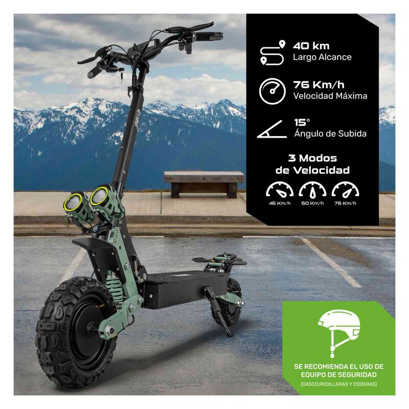Scooter El&eacute;ctrico Deportivo Off-road 76 Km/h Pr... image number null