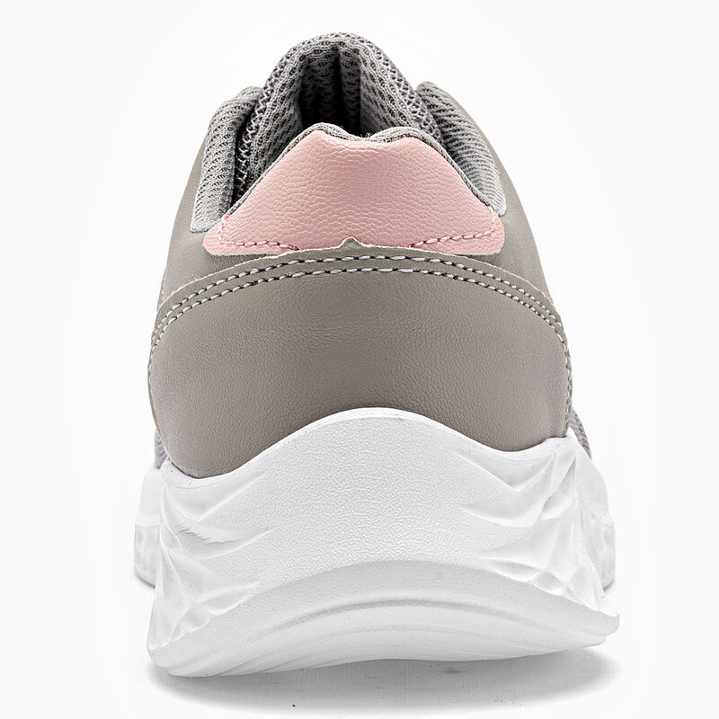 Tres-A tenis para ni&ntilde;a gris rosa cod 140834-D image number null