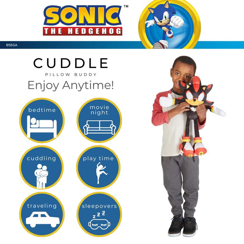 Coj&iacute;n De Peluche Buddy Franco Sonic Shadow The ... image number null