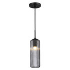 L&aacute;mpara Colgante de Cristal 1.92 m de Altura, Potencia M&aacute;x. 60 W, 1 Base E27, No incluye foco