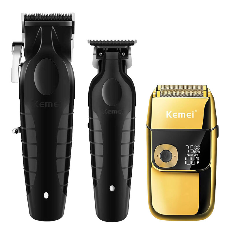 Combo Profesional Kemei Shaver + Trimmer + Clip... image number null