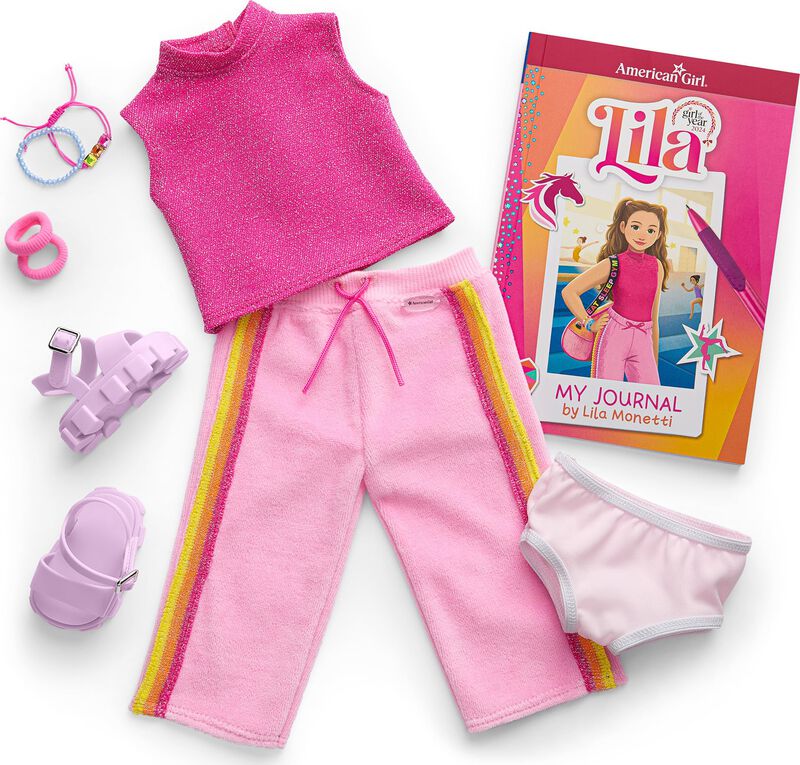 Mu&ntilde;eca American Girl Lila De 45 Cm Con Diario L... image number null