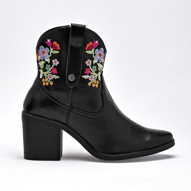 Mora Tierra bot&iacute;n tac&oacute;n para mujer  negro multi... image number null