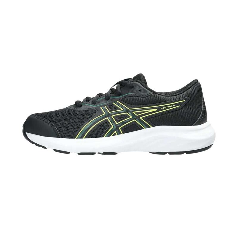 Tenis Asics Para Ni&ntilde;o Contend 9 Gs Negro-verde image number null
