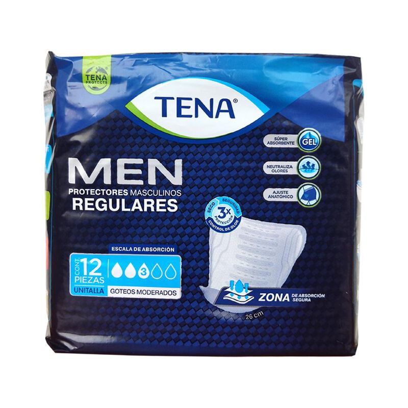 Protectores Masculinos Tena Men 12pzs image number null