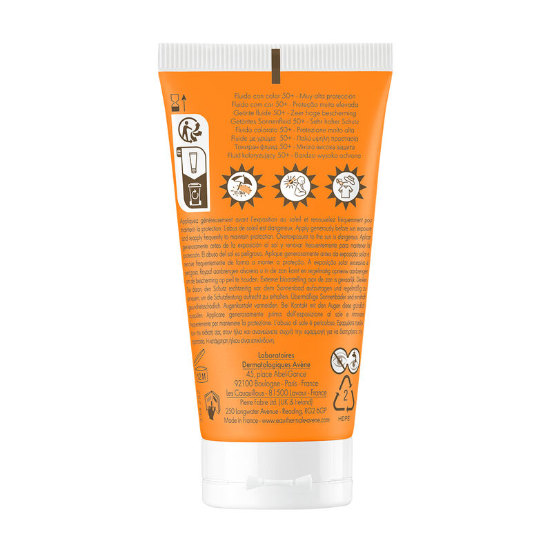 Av&egrave;ne Protector Solar con color Fluido FPS 50+ ... image number null