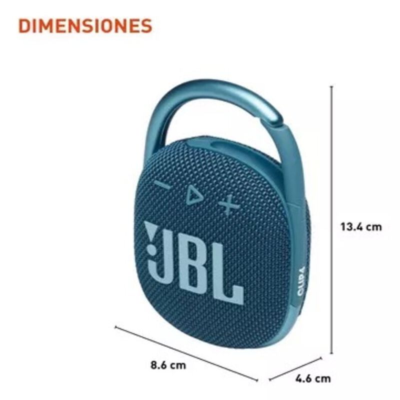 Bocina Inalámbrica JBL Clip 4 - Azul image number null