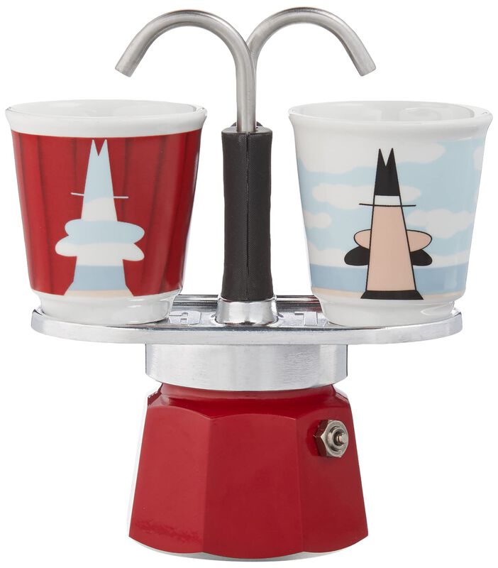 Set Moka Bialetti Mini Express Magritte De 2 Ta... image number null