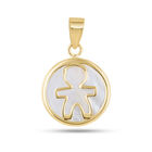 Dije De Oro Amarillo 14k Con N&aacute;car