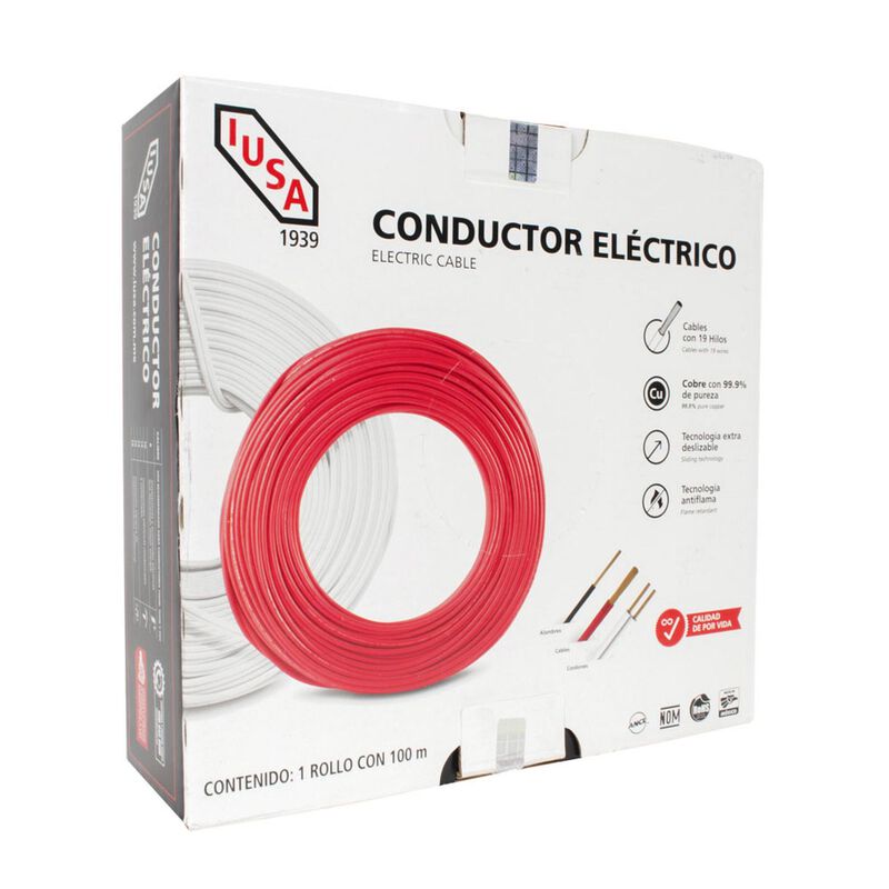 Cable Thw-ls/thhw-ls Ce Rohs 10 Awg En Caja Col... image number null