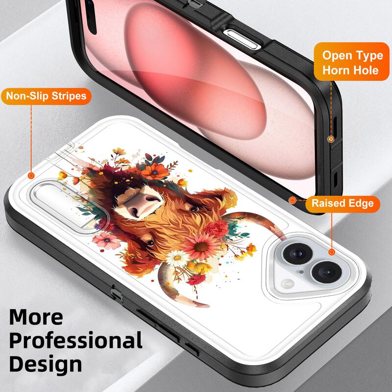 Funda BFUKVOU para iPhone 17 (6.3" ) con Soport... image number null