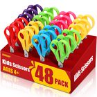 Tijeras Burvagy De 14 cm Para Ni&ntilde;os, Paquete De 48, Seguridad Con Punta Roma