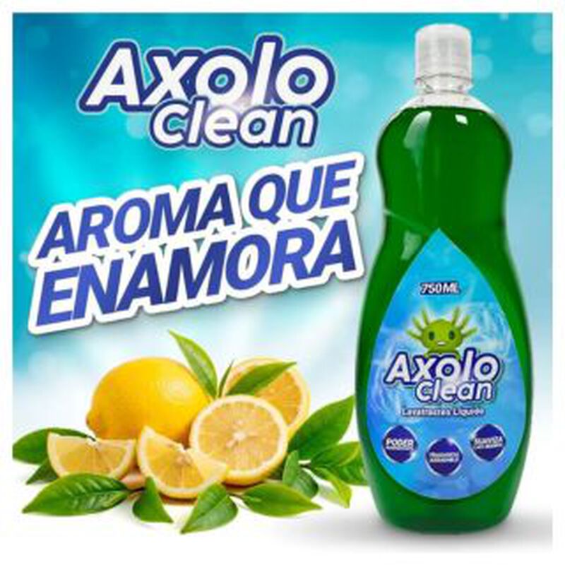 Detergente Lavatrastes L&iacute;quido Axolo Clean 750m... image number null