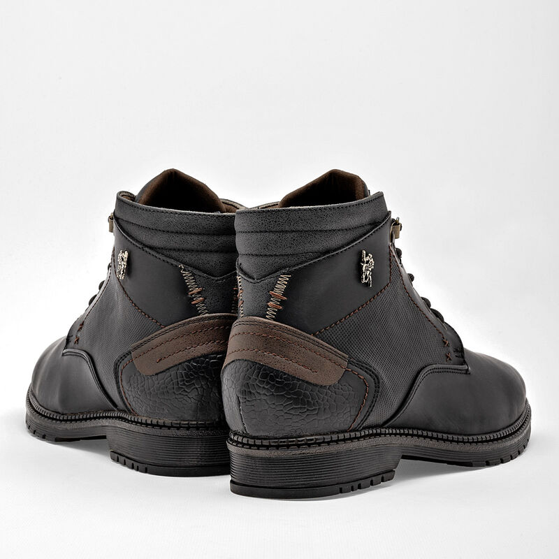 American Polo Bota para hombre negro image number null