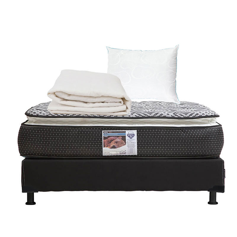 Colchón Queen Size Spring Air Omega + Box Dicas... image number null