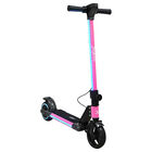 Scooter El&eacute;ctrico Para Ni&ntilde;os Con Luces Led Plegable Bater&iacute;a De Litio 24v Ruedas De Goma Soporta Hasta 60 Kg Rosa
