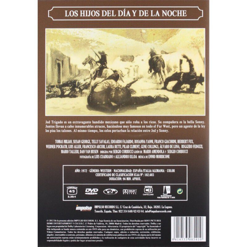 Los Hijos Del D&iacute;a Y De La Noche [dvd] image number null