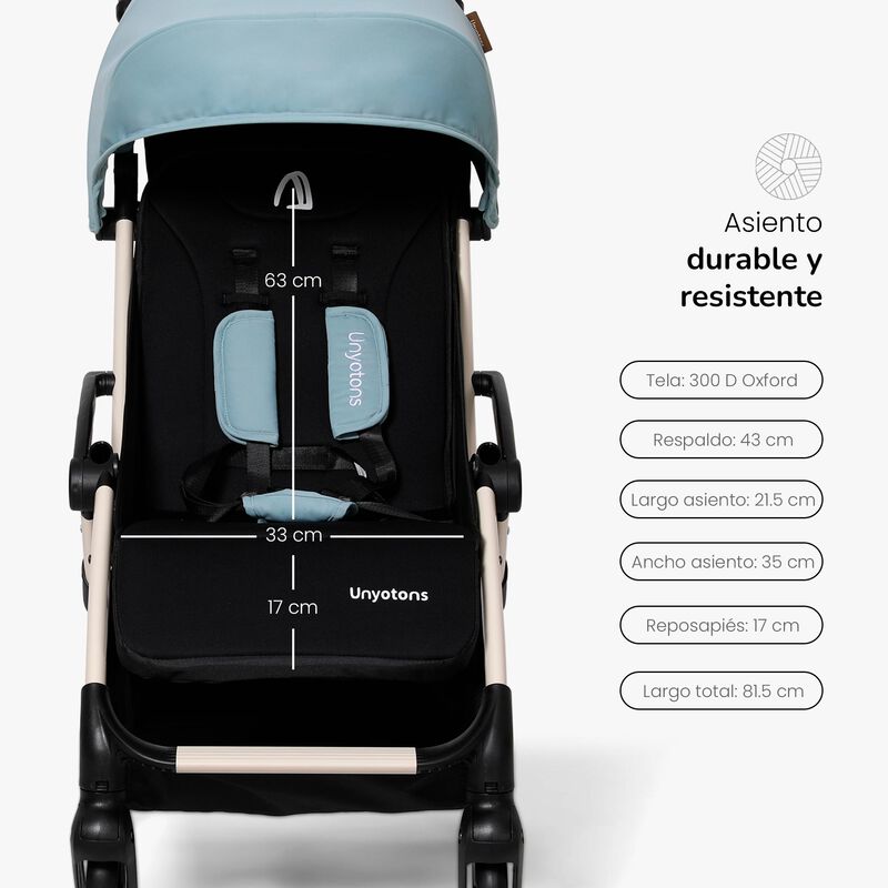 Carriola Ultra Compacta De Viaje Unyotons K5 Ne... image number null