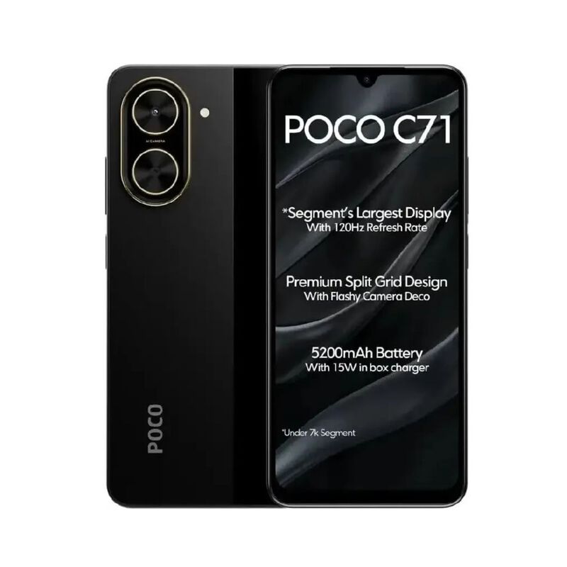 Celular Poco C71 4+128Gb 25028PC03G - Negro image number null
