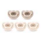 Chupetes Nuk, 100% Silicona, C&oacute;modos, Ortodoncicos, 0-6 Meses X5