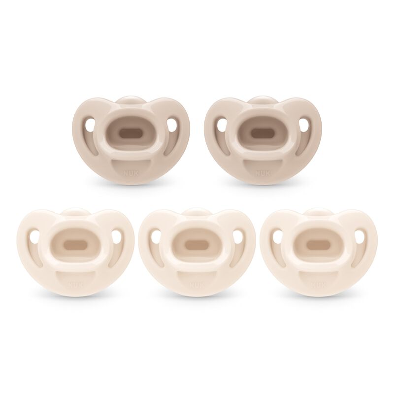 Chupetes Nuk, 100% Silicona, C&oacute;modos, Ortodonci... image number null