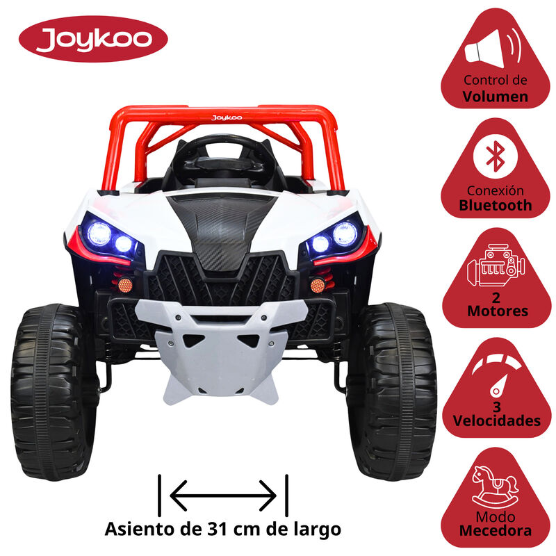 Montable Eléctrico para Niños 4x4 Luz Sonido Bl... image number null