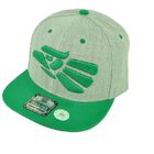Gorra Snapback Aguila Azteca Mexico Bordada Gris
