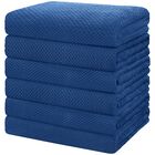 Juego De Toallas De Ba&ntilde;o Hoexcel De Microfibra Ultra Suave Azul (60 X 120 Cm)