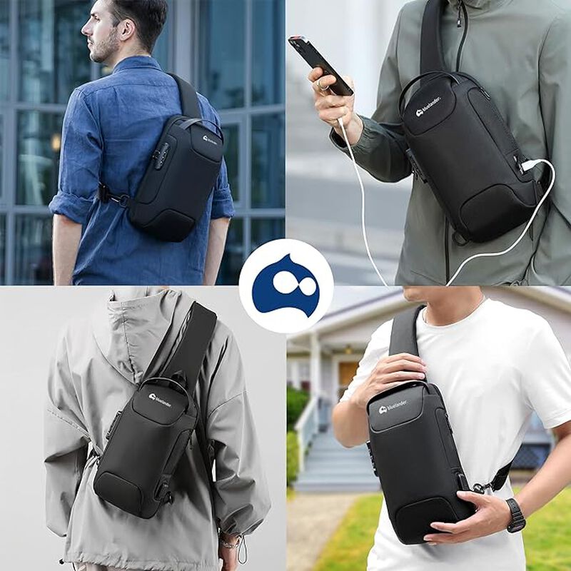 Mochila Antirrobo Cruzada Bluelander image number null