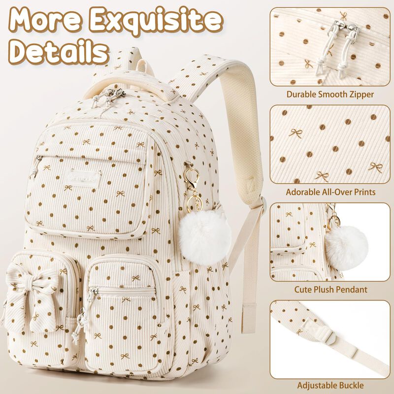 Mochila Fimibuke Set Escolar De 3 Piezas En Pan... image number null