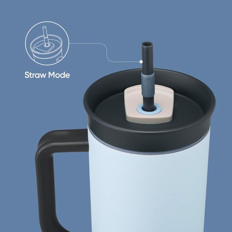 Vaso De Viaje Owala De Acero Inoxidable, 1,2 L,... image number null