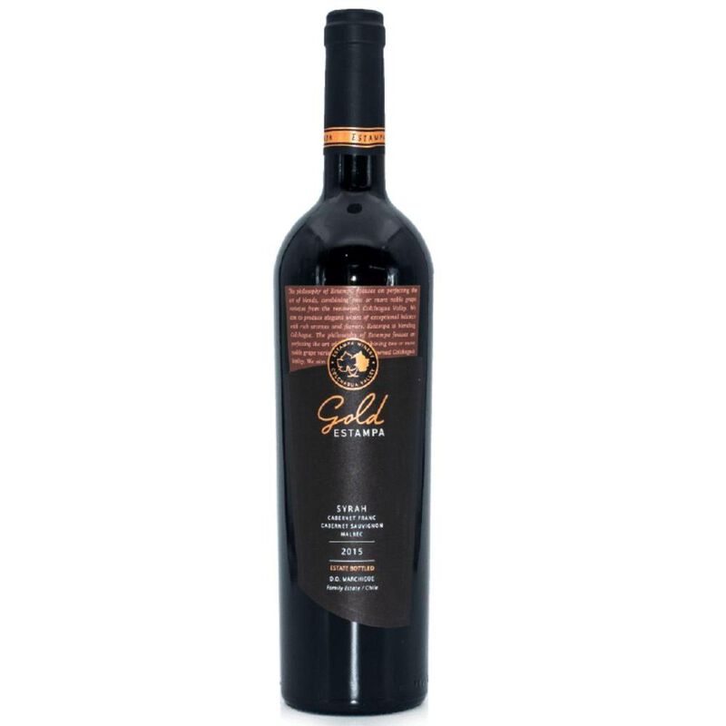 Vino Tinto Vi&ntilde;a Estampa Gold Syrah Cab Sev. Cab... image number null