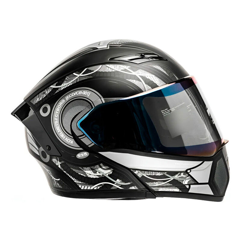 Casco Kov Estelar Cyborg Negro Xl image number null