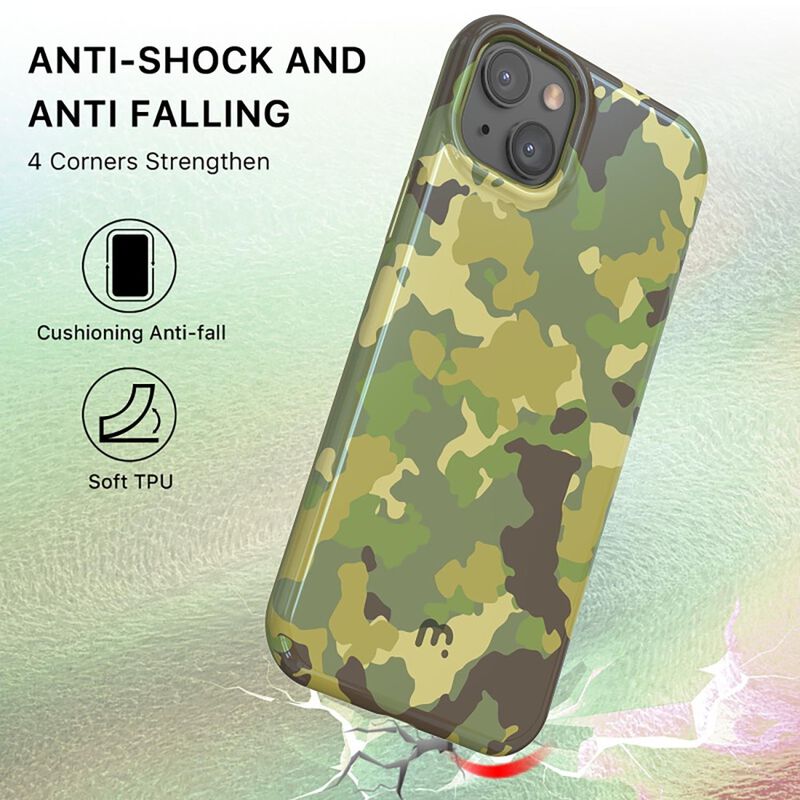 Funda MYBAT Chic para iPhone 13 dise&ntilde;o camuflaj... image number null