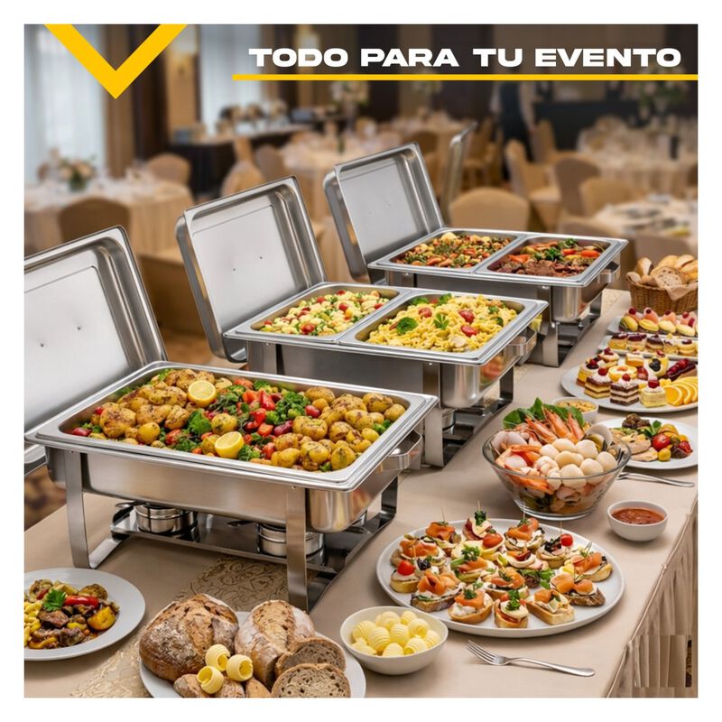 Bufetera Chafer 11l Kit 4 2 En 1 Acero Inoxidab... image number null