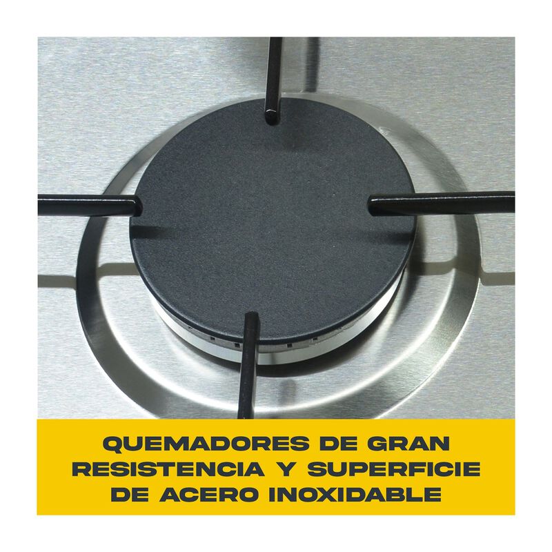 Parrilla Gas 5 Quemadores Acero Inoxidable Empo... image number null
