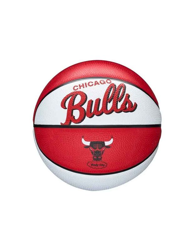 Bal&oacute;n B&aacute;squetbol Wilson Chicago Bulls Rojo WTB3... image number null