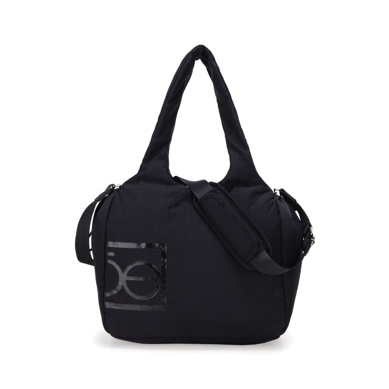 Pa&ntilde;alera Tote Mediana Puffy Con Accesorios Colo... image number null