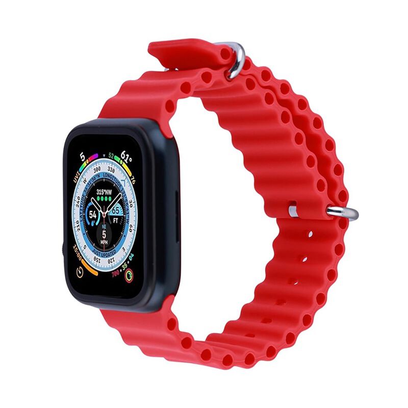 Correa Echelon Silicon Para Apple Watch Roja 9 ... image number null