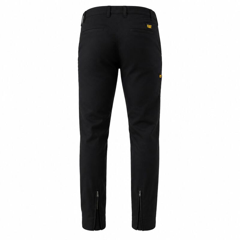 Pantal&oacute;n Cat Hombre Negro Slim Fit De Vestir Ca... image number null