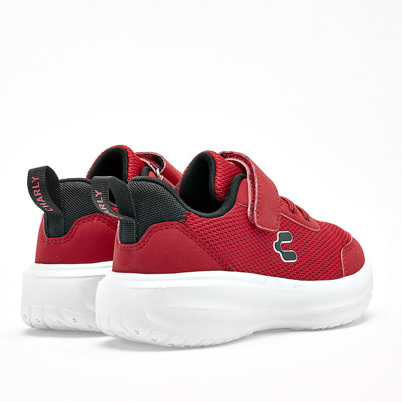 Charly Tenis deportivo para ni&ntilde;o rojo negro image number null
